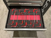 Sg werkzeuge 7/7 laden 258 pieces sg10-25l gereedschapswagen - afbeelding 4 van  66