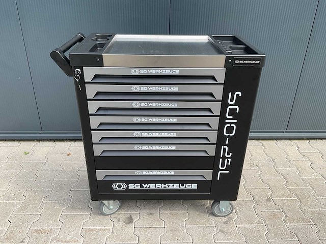 Sg werkzeuge 7/7 laden 258 pieces sg10-25l gereedschapswagen - afbeelding 38 van  66