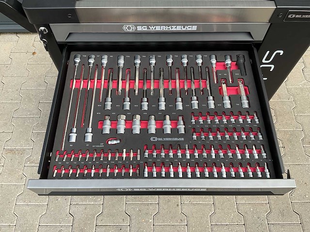 Sg werkzeuge 7/7 laden 258 pieces sg10-25l gereedschapswagen - afbeelding 53 van  66