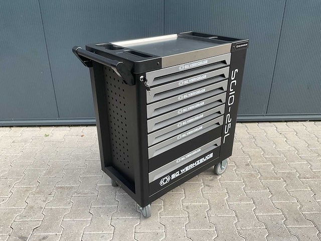 Sg werkzeuge 7/7 laden 258 pieces sg10-25l gereedschapswagen - afbeelding 44 van  63