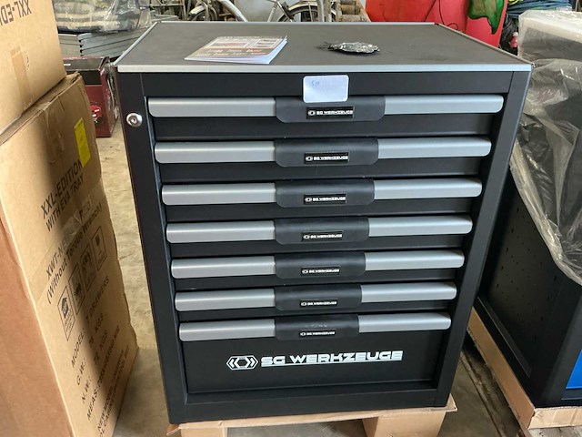 Sg werkzeuge gereedschapswagen 266-delig - afbeelding 2 van  9