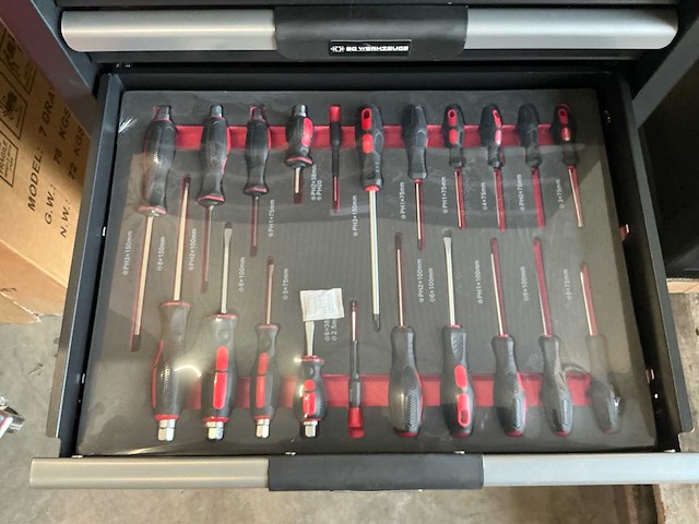 Sg werkzeuge gereedschapswagen 266-delig - afbeelding 6 van  9