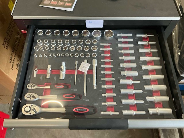 Sg werkzeuge gereedschapswagen 266-delig - afbeelding 9 van  9