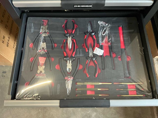 Sg werkzeuge gereedschapswagen 266-delig - afbeelding 3 van  6