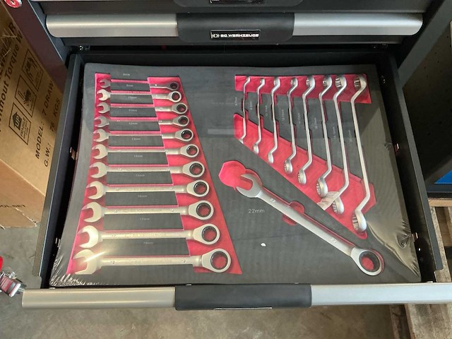 Sg werkzeuge gereedschapswagen 266-delig - afbeelding 5 van  6