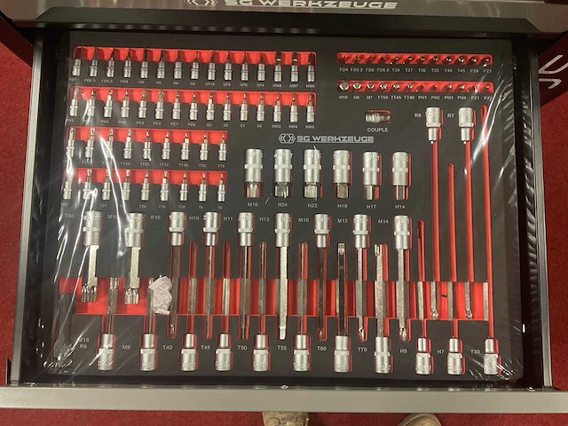 Sg werkzeuge gereedschapswagen gevuld nieuw - afbeelding 11 van  13