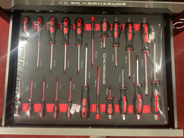Sg werkzeuge gereedschapswagen gevuld nieuw - afbeelding 13 van  13