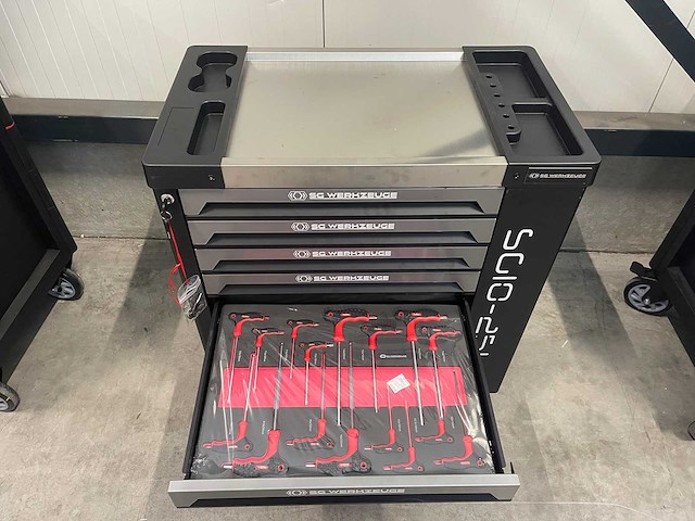 Sg werkzeuge sg10-25 - gereedschapswagen - inclusief gereedschap - afbeelding 4 van  14