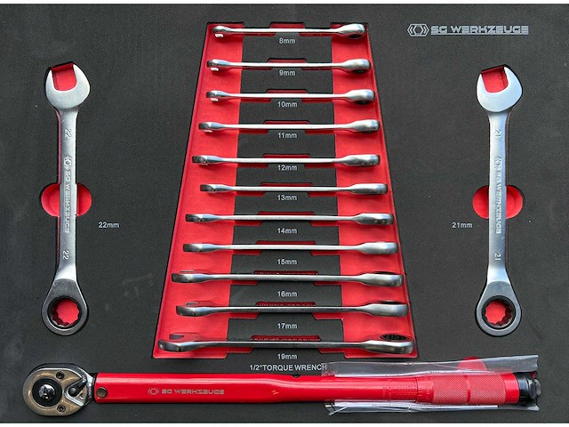 Sg werkzeuge sg10-25 - gereedschapswagen - inclusief gereedschap - afbeelding 7 van  14