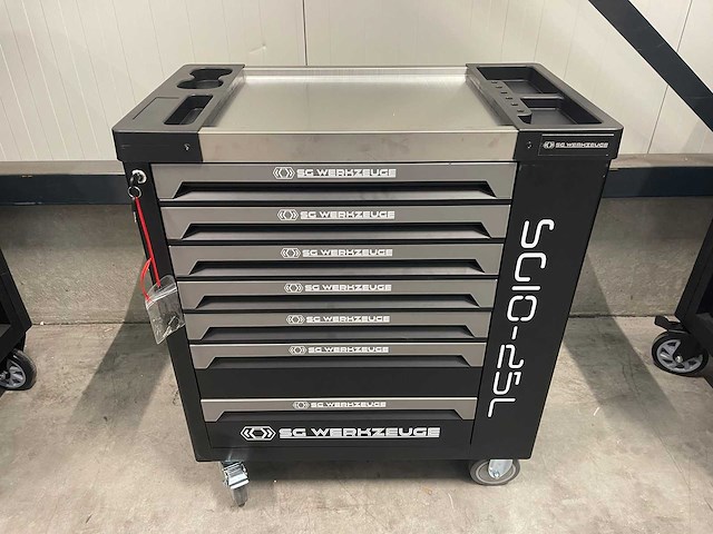 Sg werkzeuge sg10-25 - gereedschapswagen - inclusief gereedschap - afbeelding 14 van  14