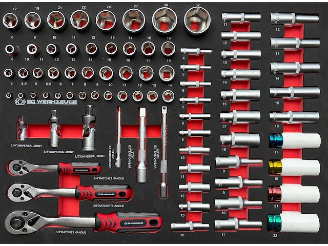 Sg werkzeuge sg10-25 - gereedschapswagen - inclusief gereedschap - afbeelding 8 van  21