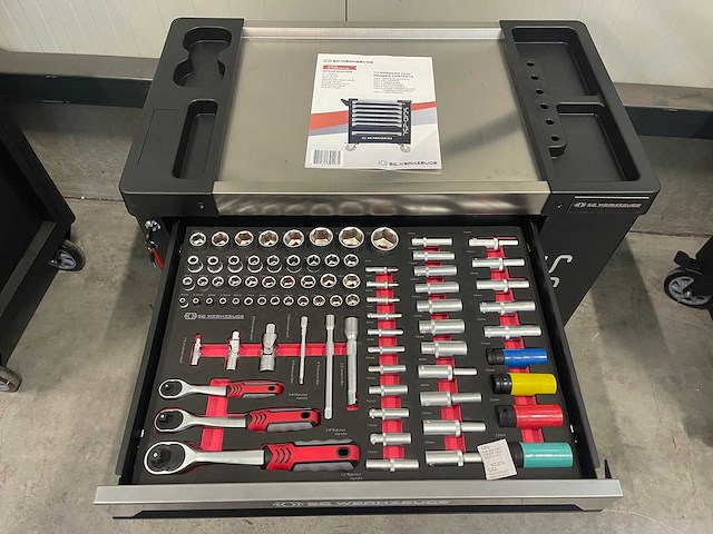 Sg werkzeuge sg10-25 - gereedschapswagen - inclusief gereedschap - afbeelding 21 van  21
