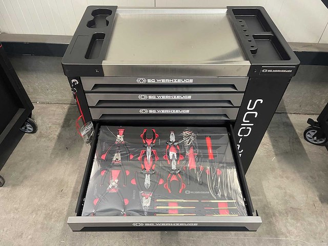 Sg werkzeuge sg10-25 - gereedschapswagen - inclusief gereedschap - afbeelding 2 van  17