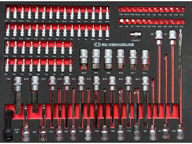 Sg werkzeuge sg10-25 - gereedschapswagen - inclusief gereedschap - afbeelding 6 van  17