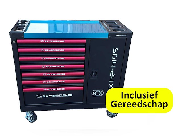 Sg werkzeuge sg14-24 xxl - gereedschapswagen - inclusief gereedschap - afbeelding 1 van  23
