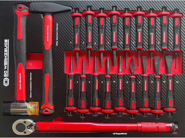 Sg werkzeuge sg14-24 xxl - gereedschapswagen - inclusief gereedschap - afbeelding 17 van  23