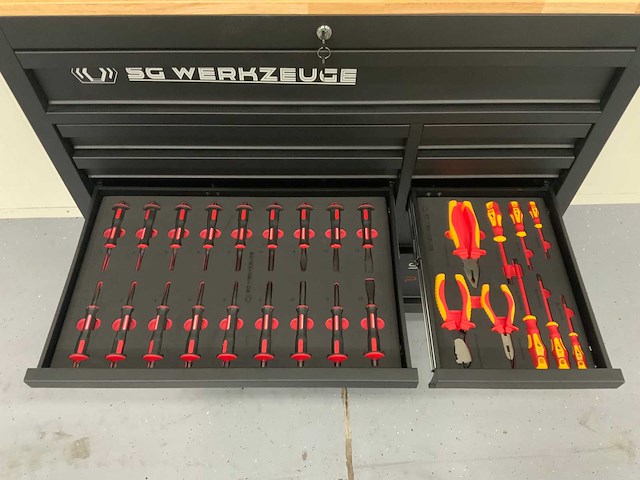 Sg werkzeuge sg32-24 gereedschapswagen 14 laden - - afbeelding 11 van  13