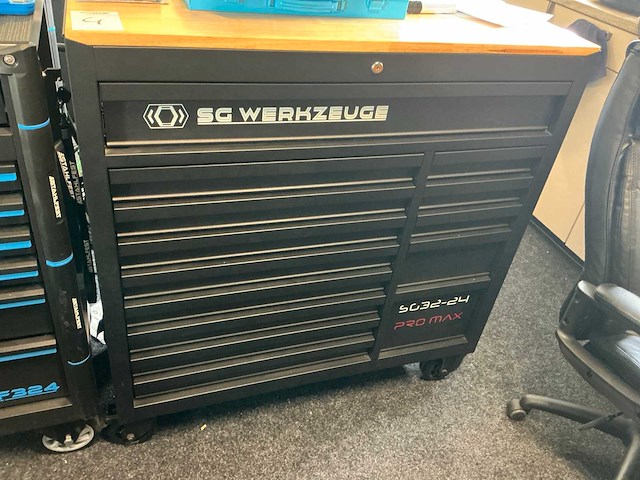 Sg werkzeuge sg32-24 pro max gereedschapswagen - afbeelding 1 van  11