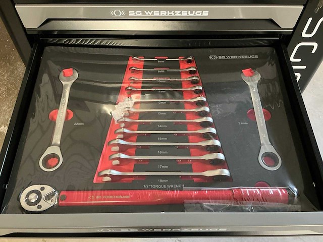 Sg werkzwuge sg10-25l gereedschapswagen - afbeelding 9 van  11