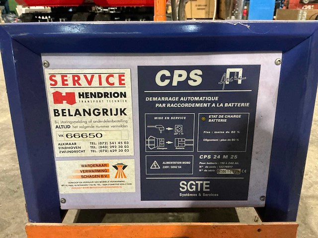 Sgte cps 24m25 heftruck laadstation - afbeelding 2 van  2