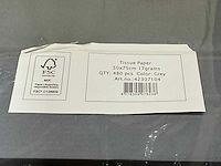Sh 50x75cm tissue 17gr cool grey x2400 (72000x) - afbeelding 3 van  5