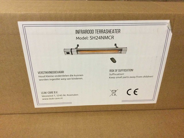 Sh24nmcr - terrasheater infrarood met afstandsbediening. (5x) - afbeelding 2 van  3