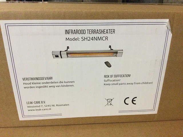 Sh24nmcr - terrasheater infrarood met afstandsbediening. (5x) - afbeelding 2 van  3