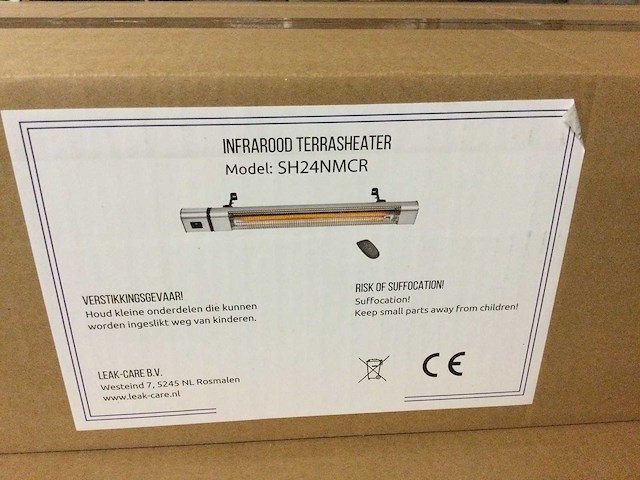 Sh24nmcr - terrasheater infrarood met afstandsbediening. (5x) - afbeelding 2 van  3