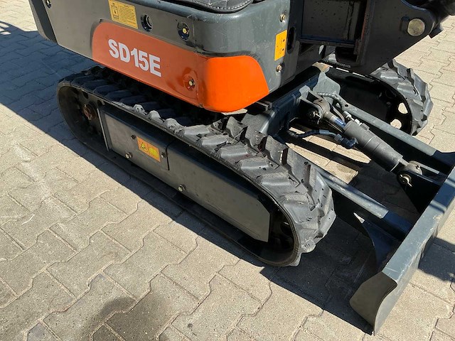 Shanding/kubota sd15e minigraafmachine - afbeelding 13 van  30