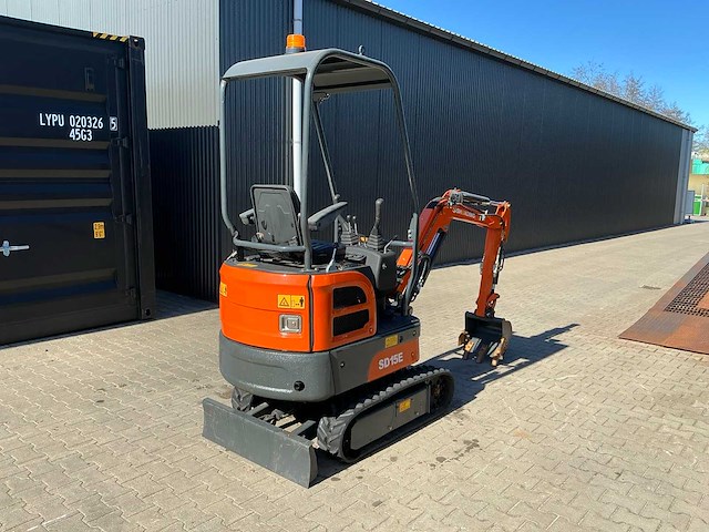 Shanding/kubota sd15e minigraafmachine - afbeelding 5 van  30