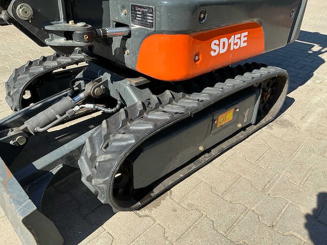 Shanding/kubota sd15e minigraafmachine - afbeelding 11 van  30