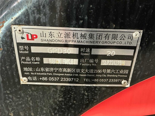 Shandong rippa gpd30 vorkheftruck - afbeelding 10 van  19