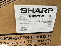 Sharp - koel/vriescombinatie - sj-bb10imxw1-eu - koelkast - afbeelding 1 van  3