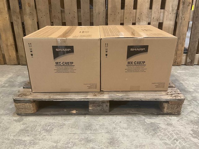 Sharp - mx-c407p - printer - printer & scanner (2x) - afbeelding 1 van  3