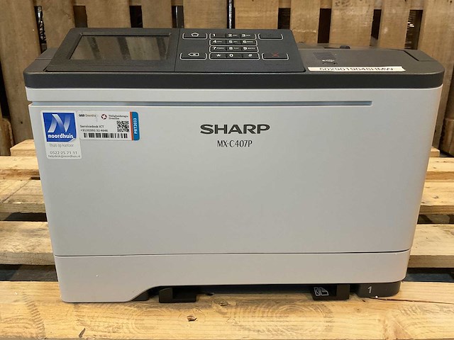 Sharp - mx-c407p - printer - printer & scanner (4x) - afbeelding 1 van  2