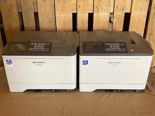 Sharp - mx-c407p - printer (2x) - afbeelding 1 van  4