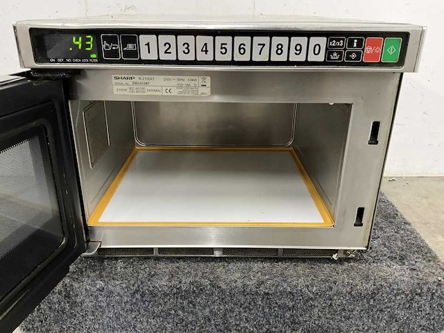 Sharp - r-2100at - heavy duty magnetron - afbeelding 5 van  5