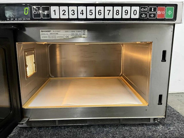 Sharp - r-2100at - heavy duty magnetron - afbeelding 4 van  5