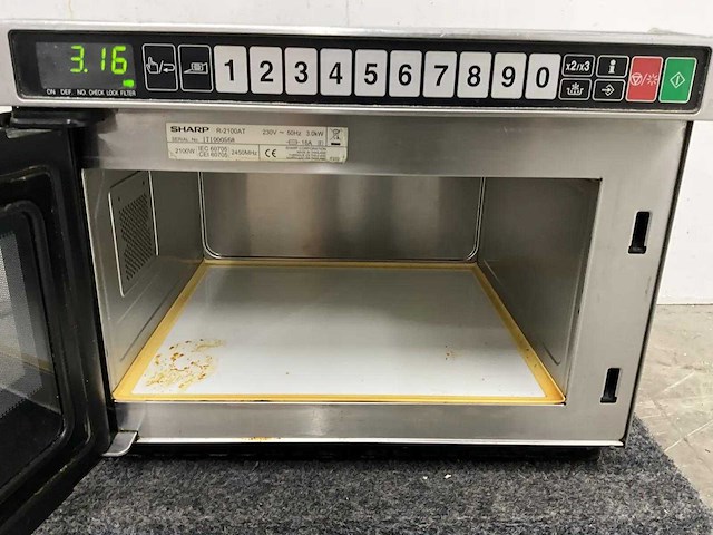 Sharp - r-2100at - heavy duty magnetron - afbeelding 5 van  5