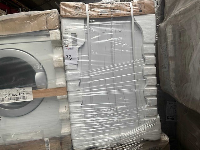 Sharp - vrijstaand 8 kg - es-nb814w-be - wasmachine - afbeelding 2 van  7