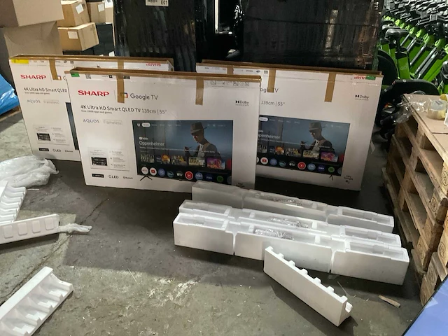 Sharp 55 inch 55hp5365e televisie (3x) - afbeelding 5 van  12