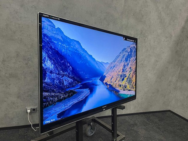 Sharp aquos - 60" monitor met muurbeugel - afbeelding 10 van  13