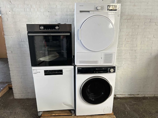 Sharp droger | gorenje oven | gorenje vaatwasser | sharp wasmachine - afbeelding 1 van  13