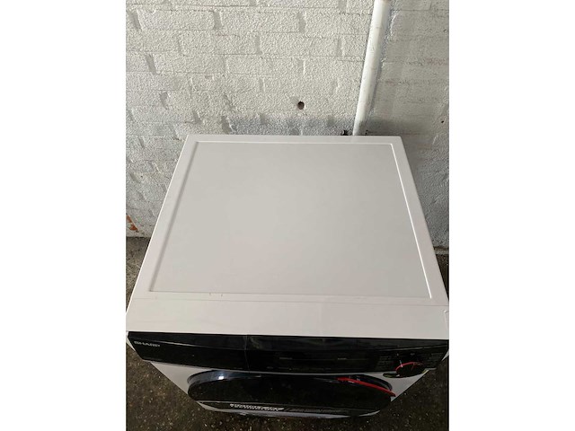Sharp es-wnfb014cwda-ch wasmachine voorlader 10 kg 1400 rpm wit duits display - afbeelding 6 van  14