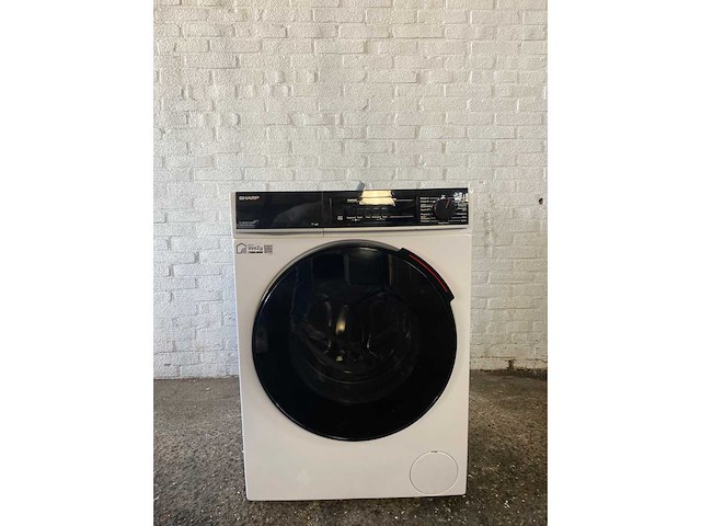 Sharp es-wnfb214cwda-de wasmachine, 12 kg, energieklasse a, 1400 omw/min - afbeelding 1 van  5