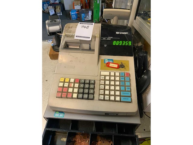 Sharp kassa met pinapparaat - afbeelding 2 van  5