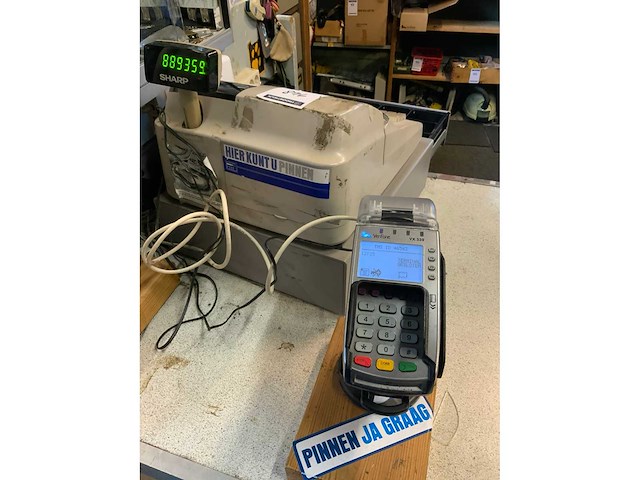 Sharp kassa met pinapparaat - afbeelding 5 van  5