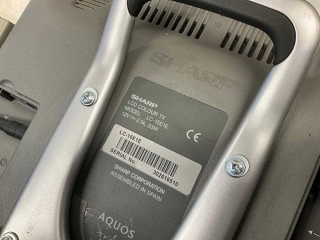 Sharp lc-15e1e lcd televisie - afbeelding 3 van  3