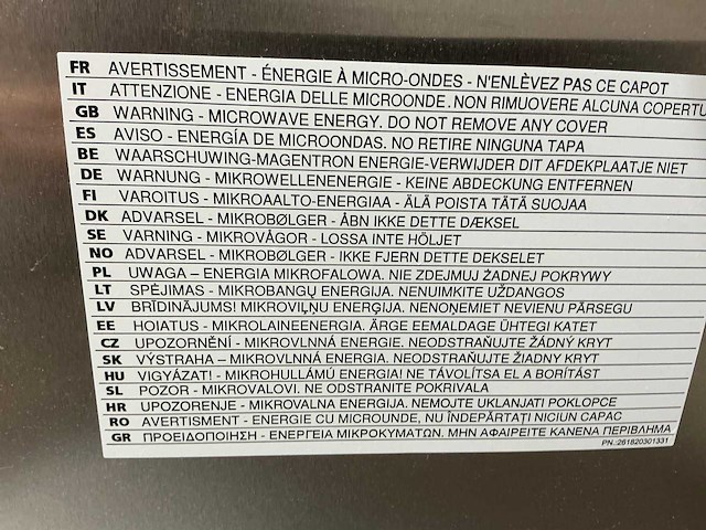 Sharp magnetron - afbeelding 9 van  9