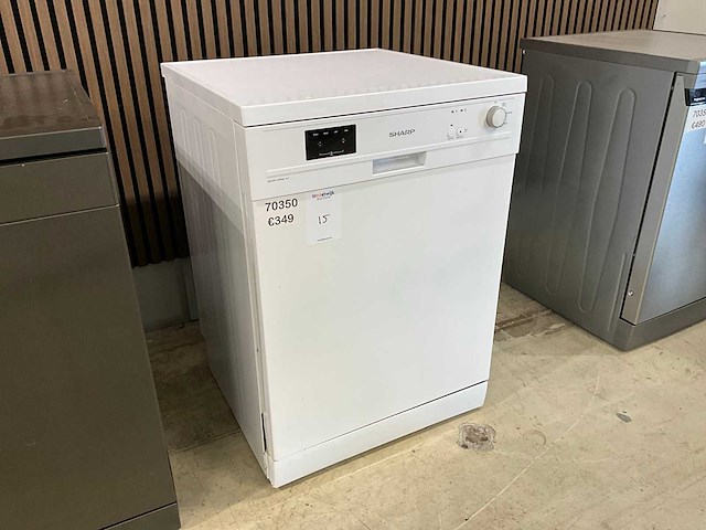 Sharp qw-gx11f491w vrijstaande vaatwasser - afbeelding 2 van  4
